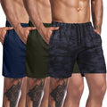 COOFANDY Men's 3 Pack Workout Gym Shorts - Lightweight Breathable are