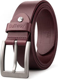 Full Grain Leather Belt 1.5 in for Men - Heavy Duty Casual Belt