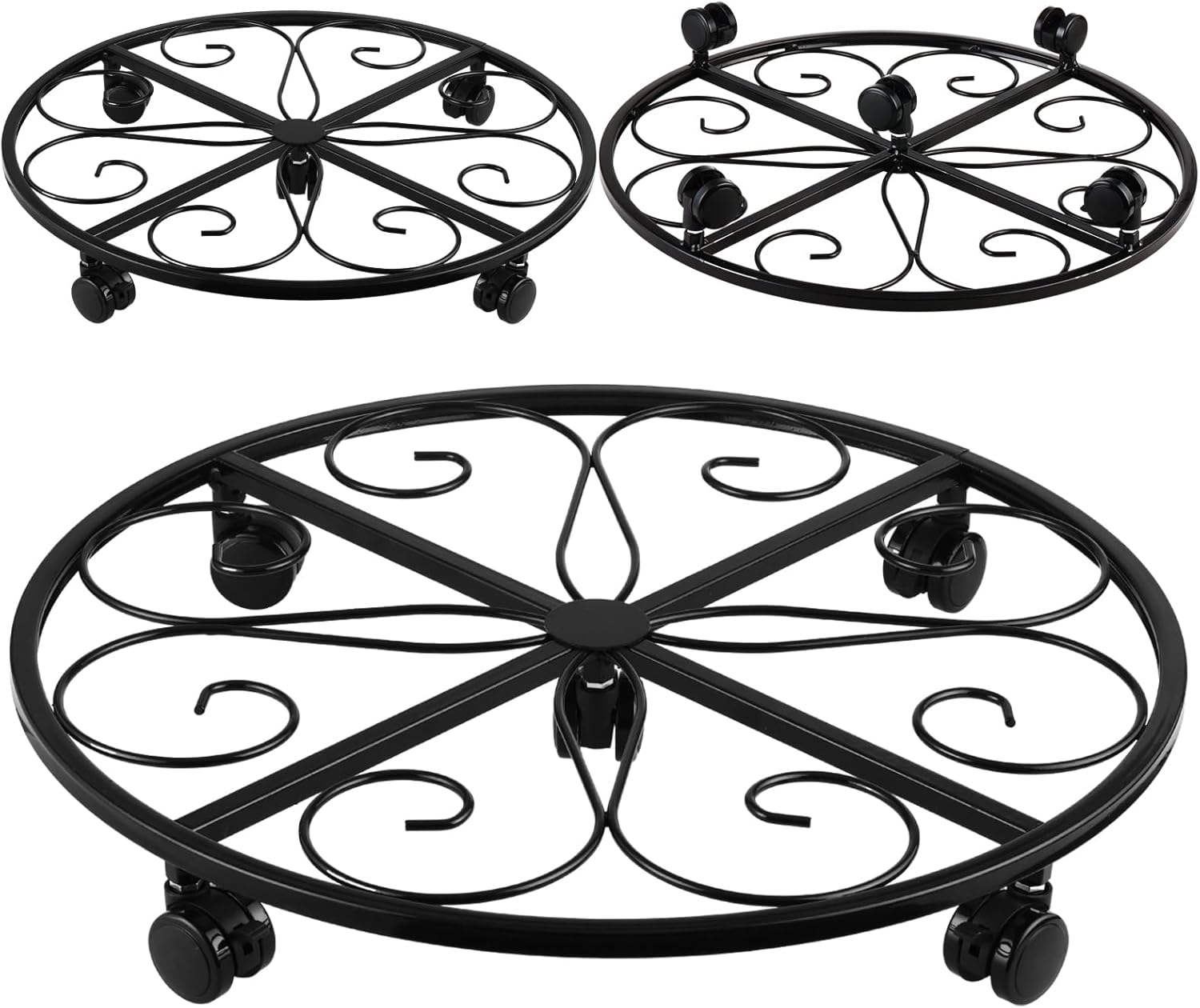 Heavy-Duty Plant Caddy with Wheels for Indoor and Outdoor Use