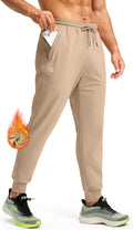 G Gradual Men's Fleece Joggers with Zipper Pockets - Warm Water lining
