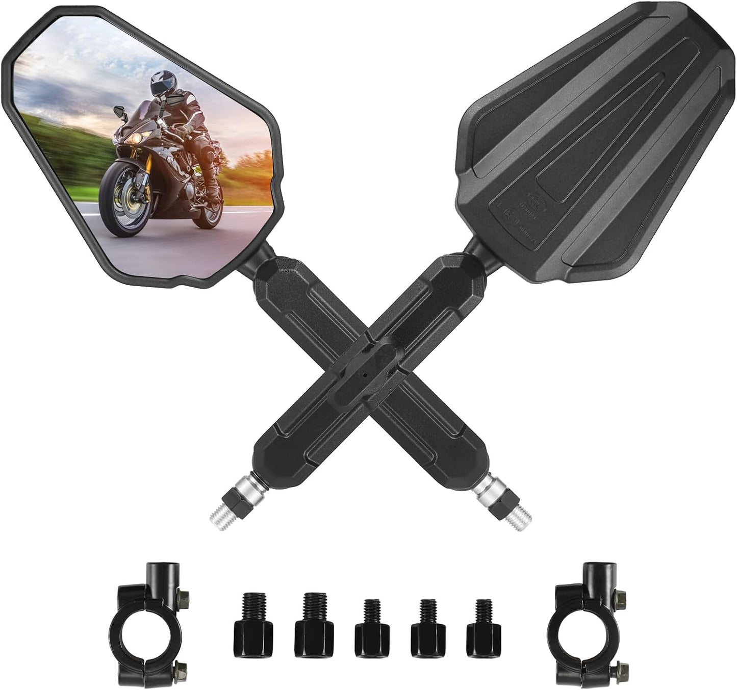 Adventure Motorcycle Mirrors by OFIG for All Bikes