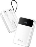 Portable Charger Power Bank 30000mAh USB C White - Fast 22.5W Charging