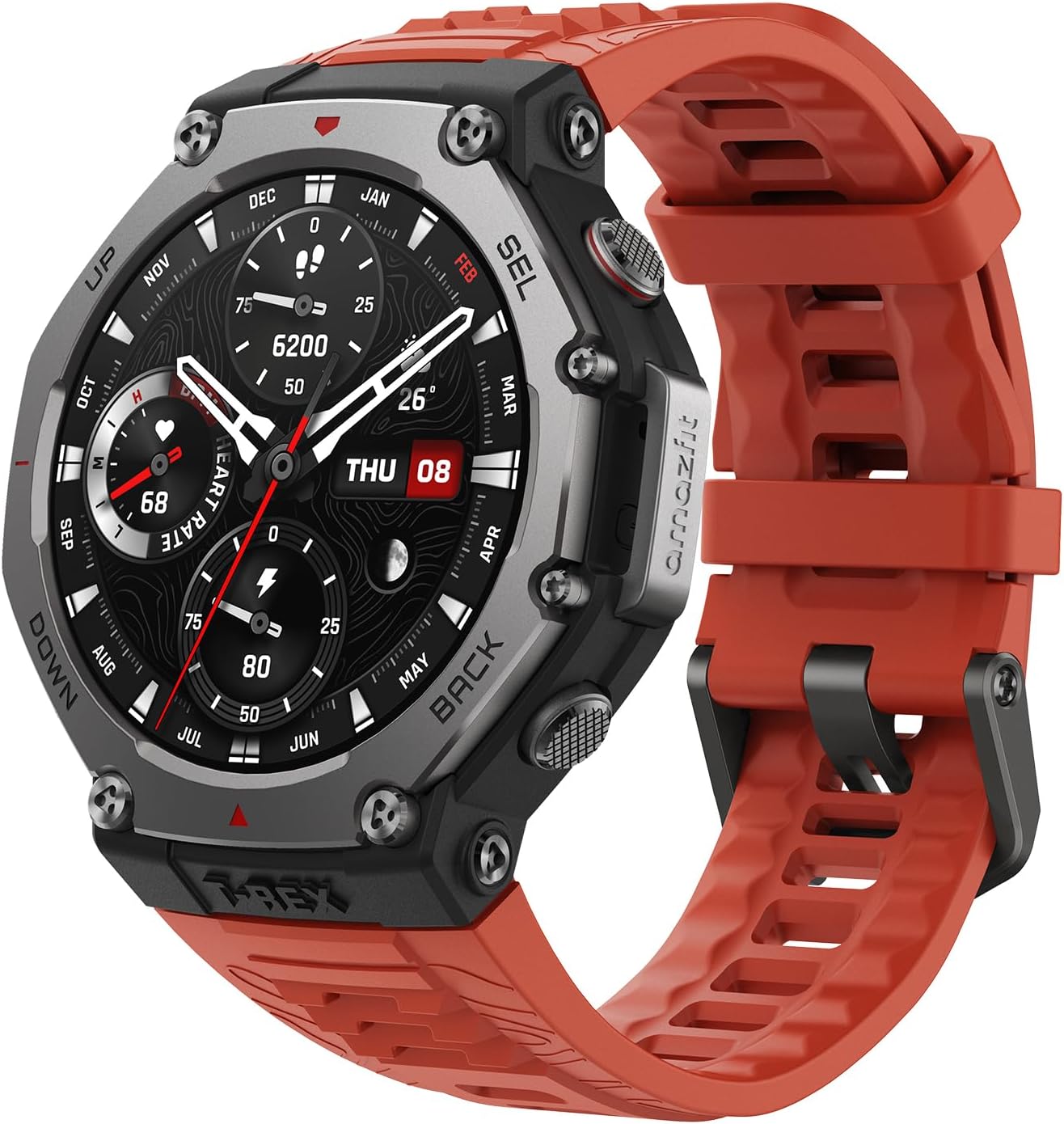 Amazfit T-Rex 3 Rugged Smartwatch: 100m Water-Resistant, GPS, 170 Sport Modes