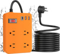 Outdoor Power Strip Weatherproof 4 Outlets with 20W USB C - 25 ft