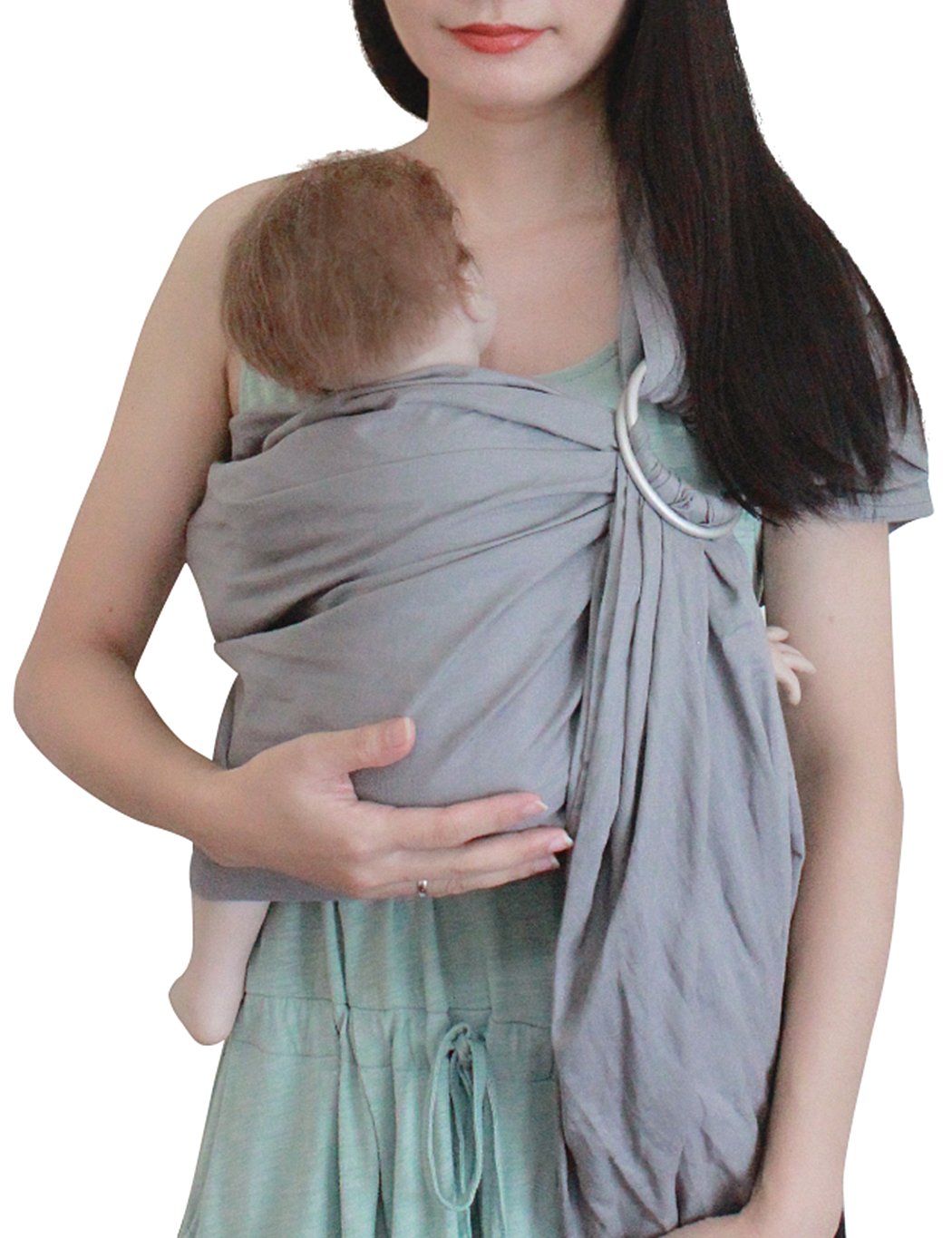 Vlokup Grey Ring Sling, Comfortable Baby Carrier