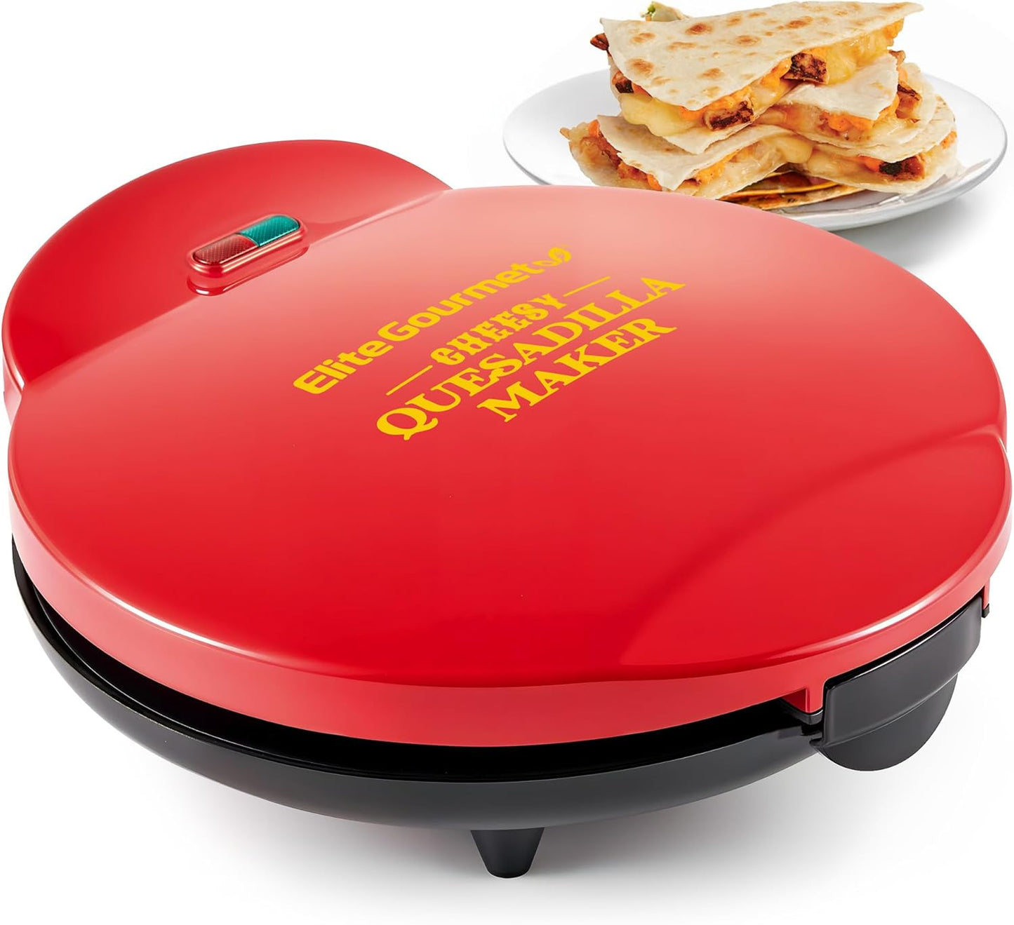 Elite Gourmet 11 Cheesy Quesadilla Maker for Perfect Snacks