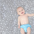 Baby Play Mat 71x59 in Thick Foldable Crawling Mat - One-Piece Play