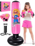 Punching Bag for Kids 66in Inflatable Boxing Bag - Durable, Stable