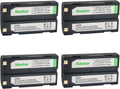 Kastar D-Li1 Battery 4-Pack Replacement for Trimble Devices - Long