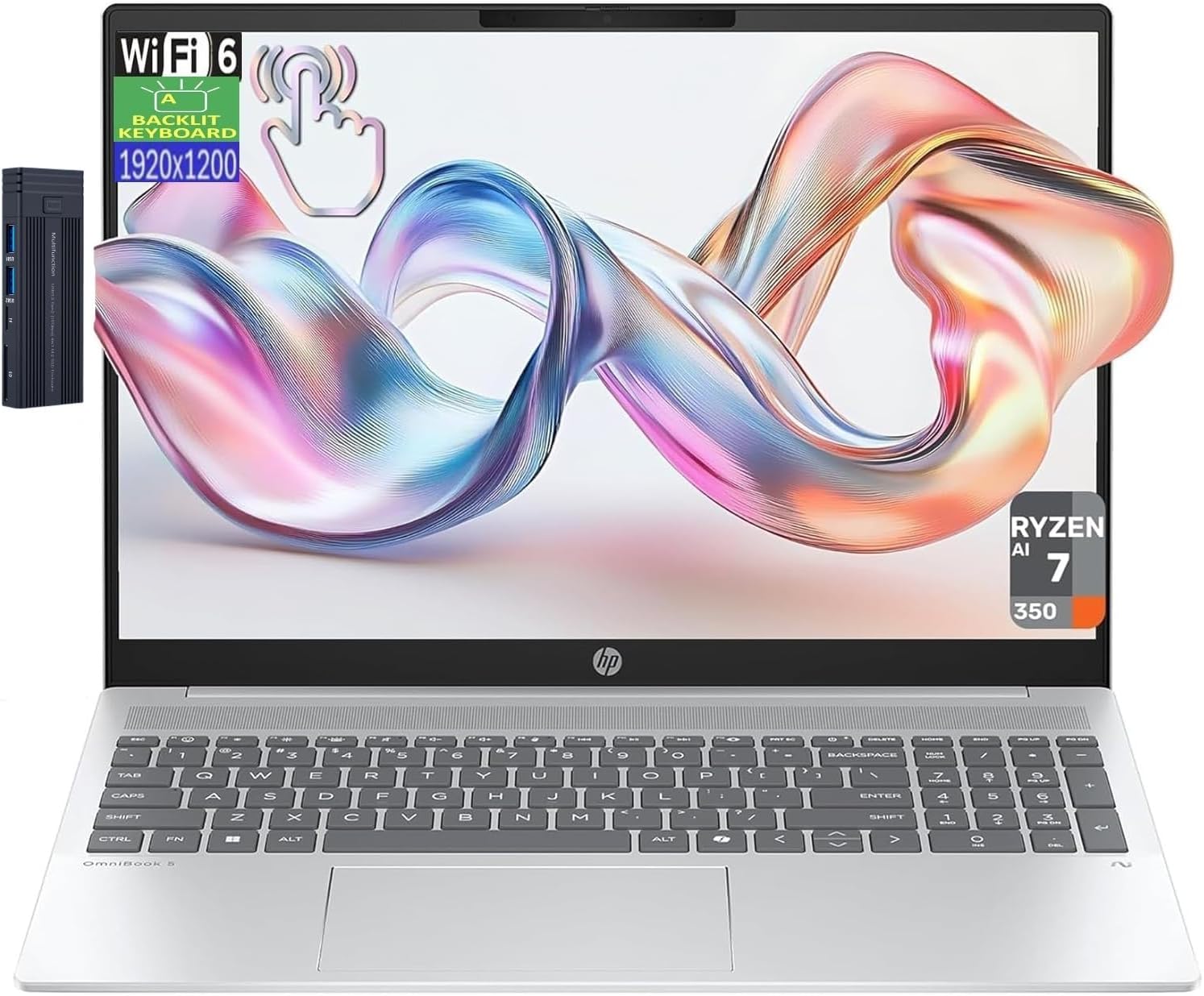 HP Omnibook 5 Copilot+ PC with 16in 2K Touchscreen Display
