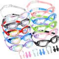 Konohan 10 Pack Swim Goggles for Kids and Adults - Anti Fog
