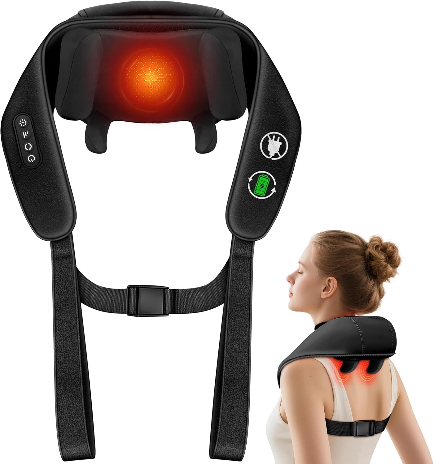 Shiatsu Neck and Back Massager for Pain Relief Deep Tissue
