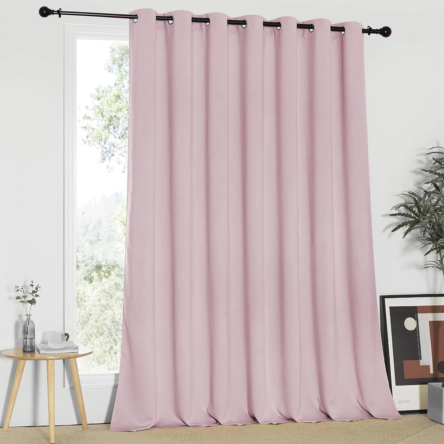 NICETOWN Blackout Patio Curtains for Sliding Door 100 x 95 in