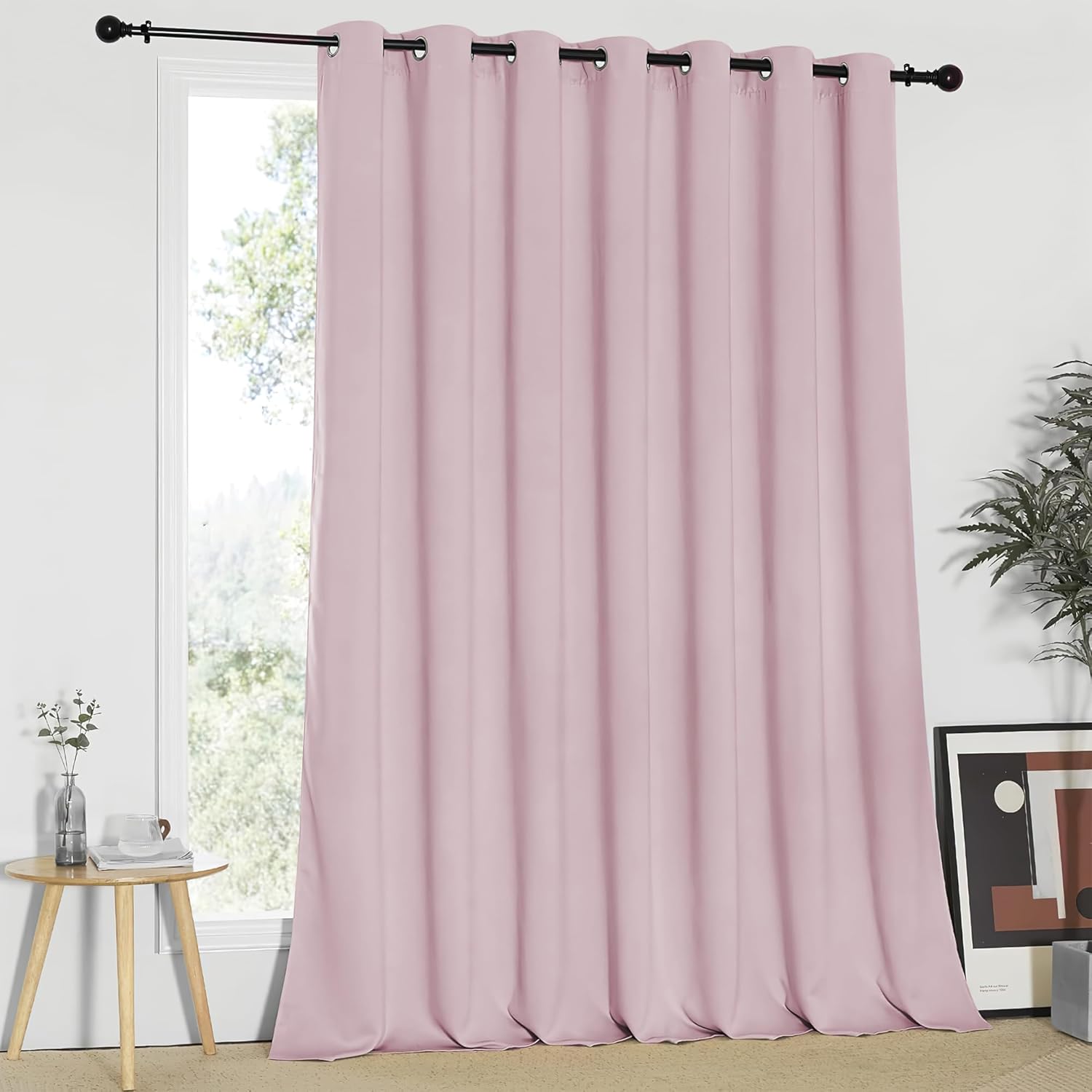 NICETOWN Blackout Patio Curtains for Sliding Door 100 x 95 in