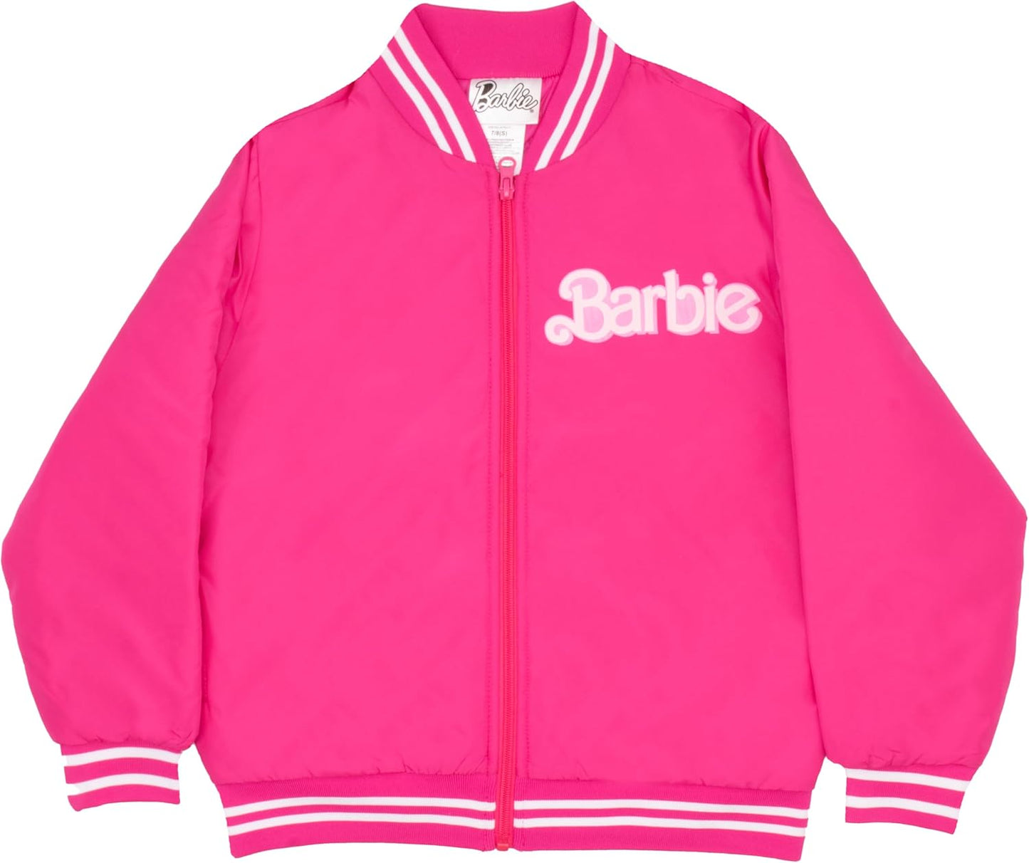 Barbie Girls Bomber Jacket - Stylish Zip-Up Outerwear for Girls