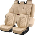Coverado Car Seat Covers Full Set for Luxurious Protection