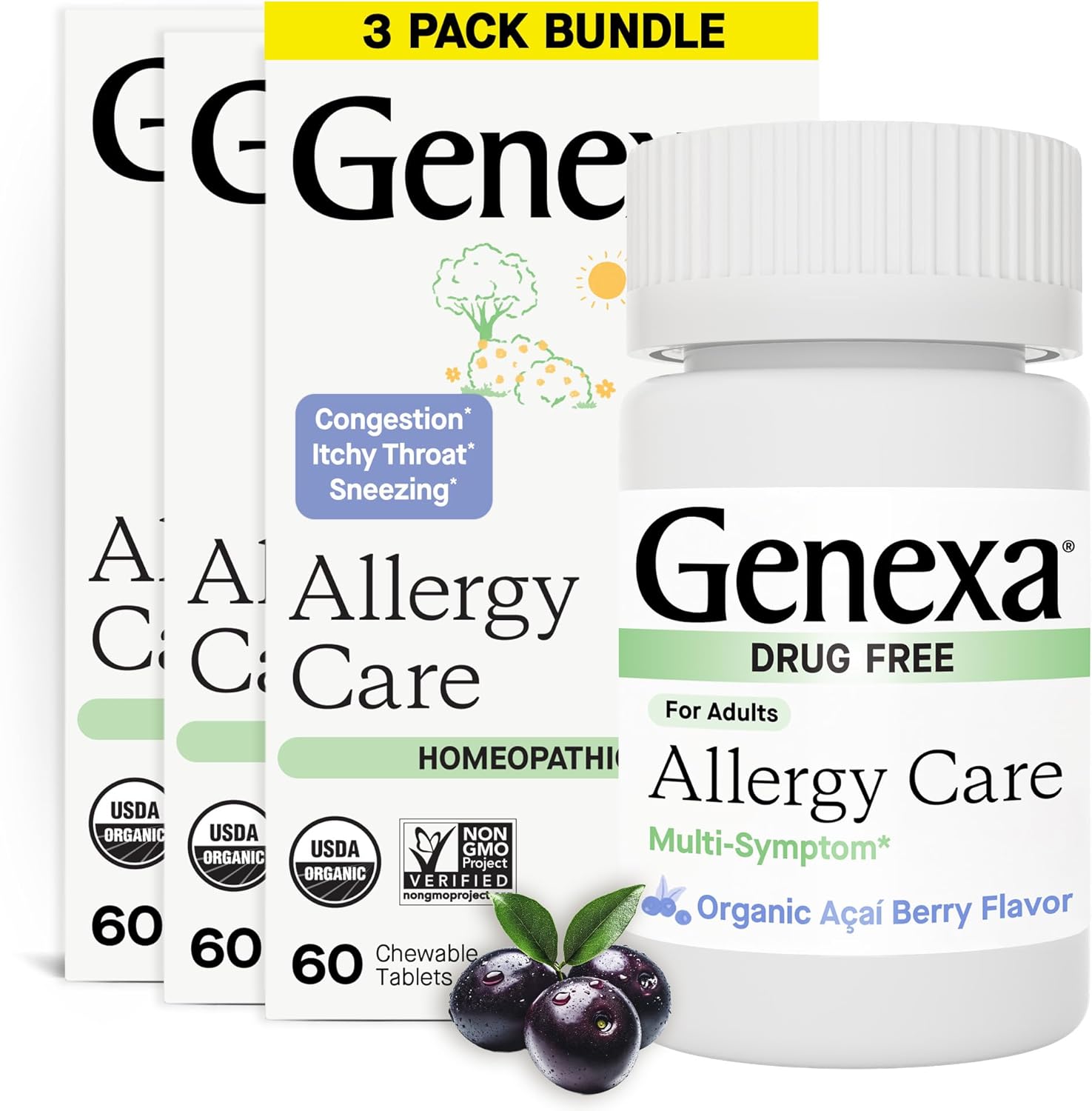 Genexa Allergy Care: Drug Free Relief for Allergies & Congestion