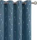 BGment Room Darkening Curtains 72 in Steel Blue - Thermal Blackout