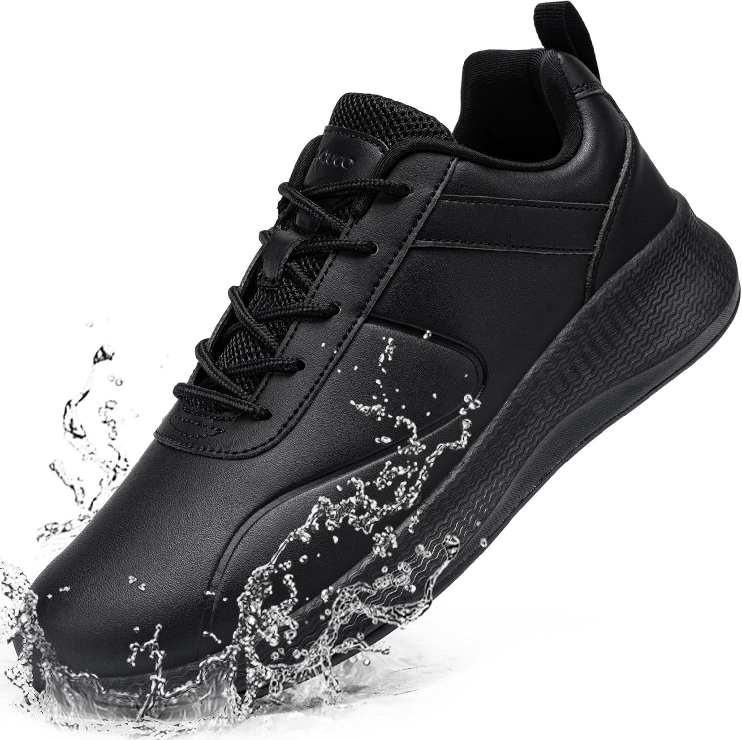 Non Slip Work Shoes for Men - Comfortable Waterproof Chef Sneakers