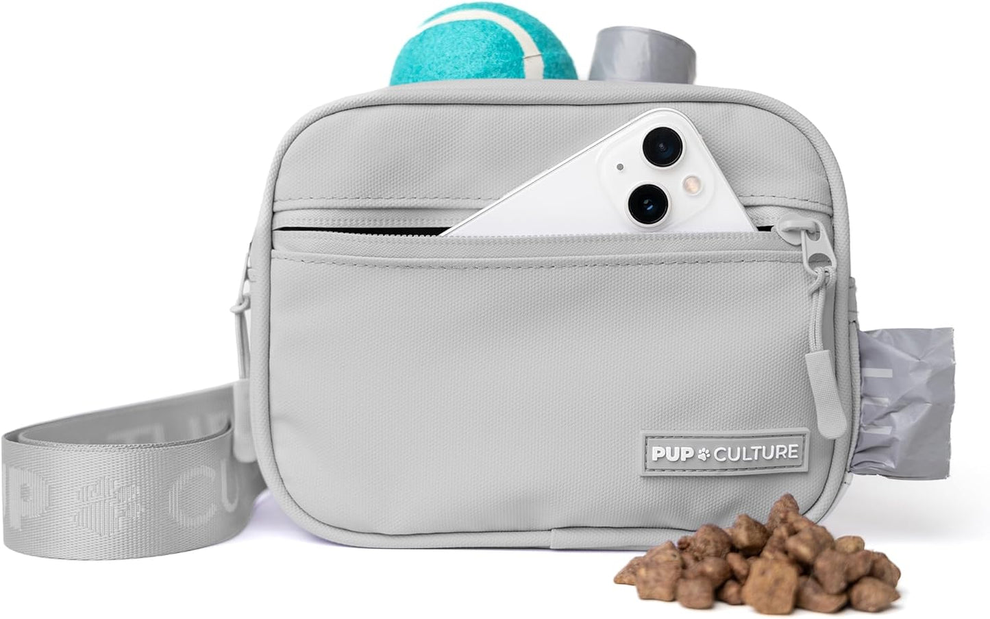 Pup Culture Cross Body Dog Training Treat Pouch for Stylish Owners
