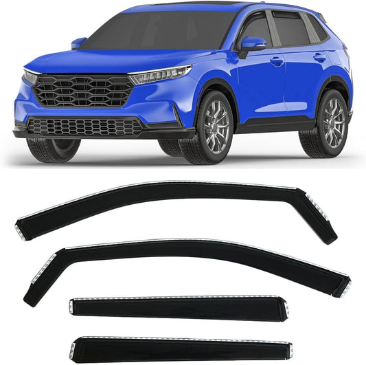 2023-2026 in-Channel Rain Guards for Honda CR-V Visor Deflectors