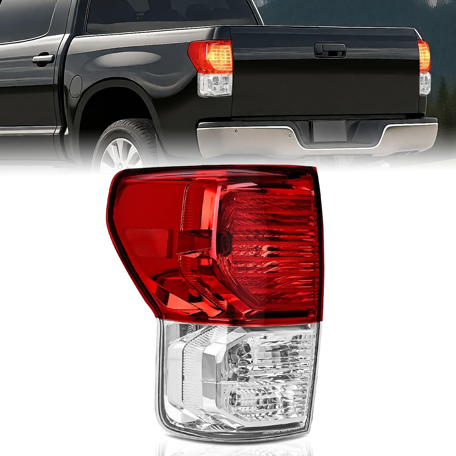 Nilight Taillight Assembly for 2007-2013 Toyota Tundra Models