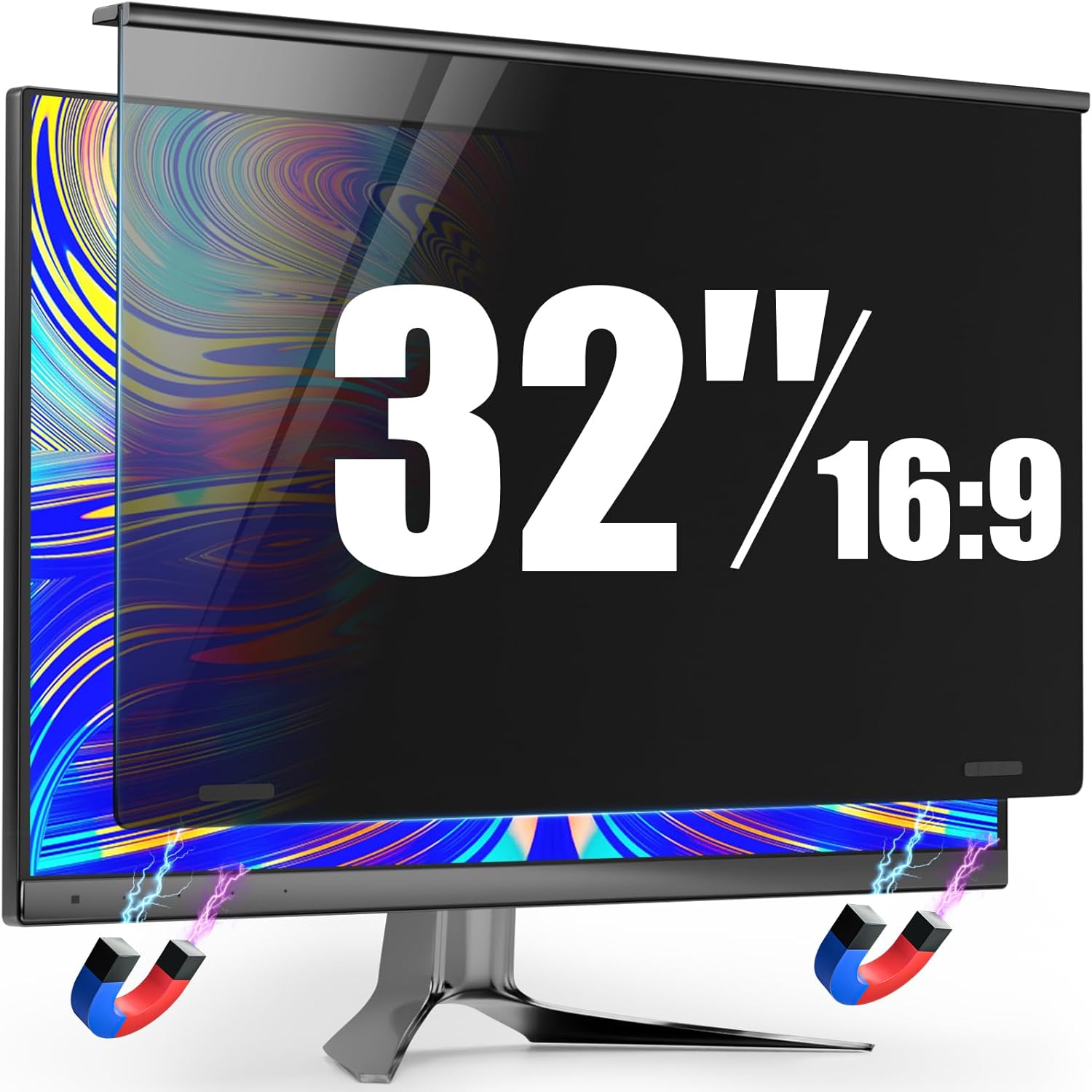 Magnetic 32 Inch Privacy Screen for Frameless Monitors
