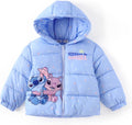 Disney Stitch Elsa Minnie Toddler Puffer Jacket - Heavyweight Warm