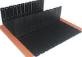 L 10in x H 6in x W 1.5in Black L Shelf Bracket 24 Pack - Heavy Duty