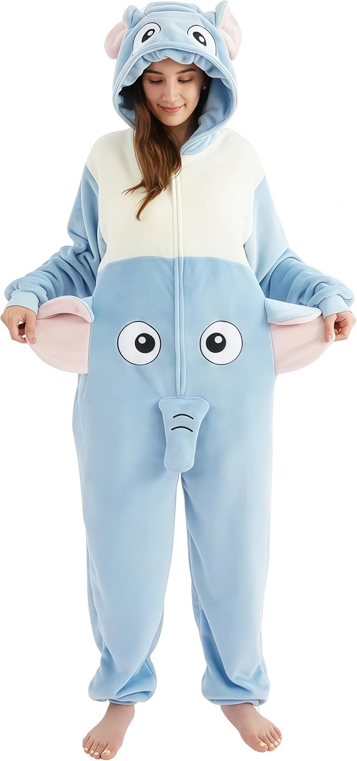 Unisex Adult Onesie Pajamas for Halloween and Christmas Fun