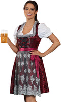Oktoberfest Dirndl Dress for Women - Classic Bavarian Costume Shoes