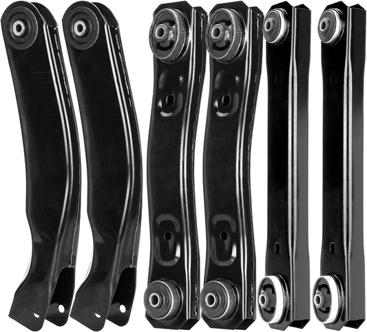 6PCS Front Upper & Lower Control Arms for Jeep Grand Cherokee