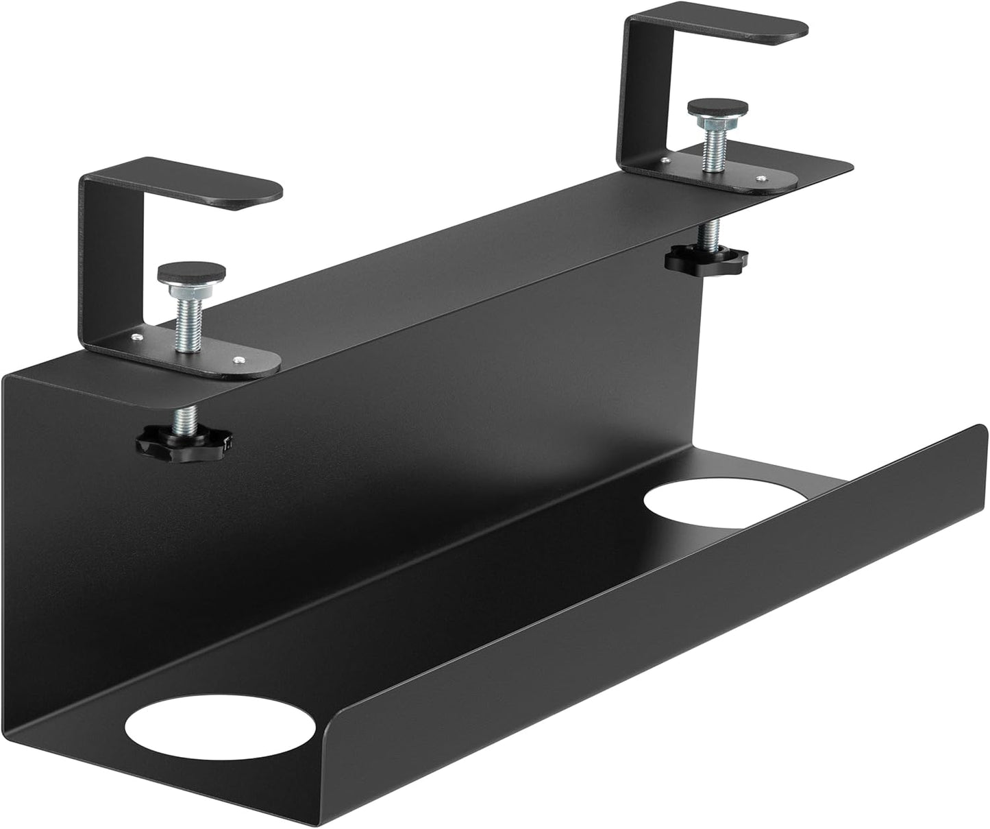 ZhiYo XL Cable Management Tray - No Drill, Under Desk Organizer