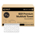 EZbrnd Premium Recycled 1ply MULTIFOLD Paper Towels - Sustainable