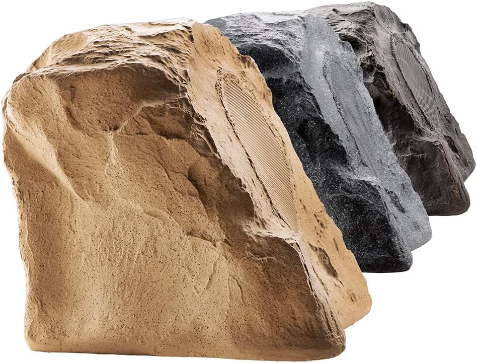 OSD Audio 8in Outdoor Rock Speaker - Durable Weather-Resistant Design