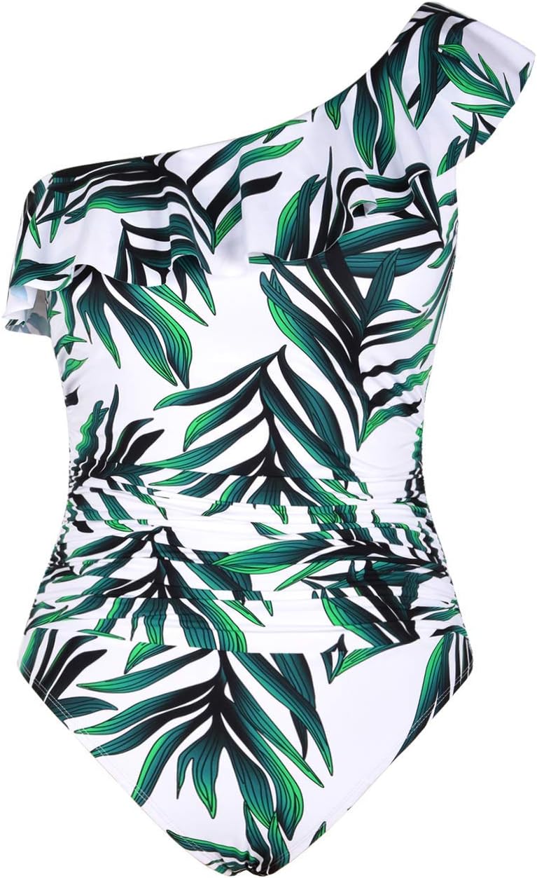 Hilor Women's One Piece Swimsuits with Tummy Control Design