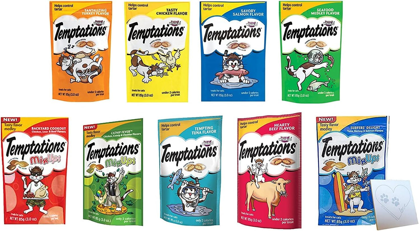 Temptations Cat Treats Huge Variety Pack for Feline Delight