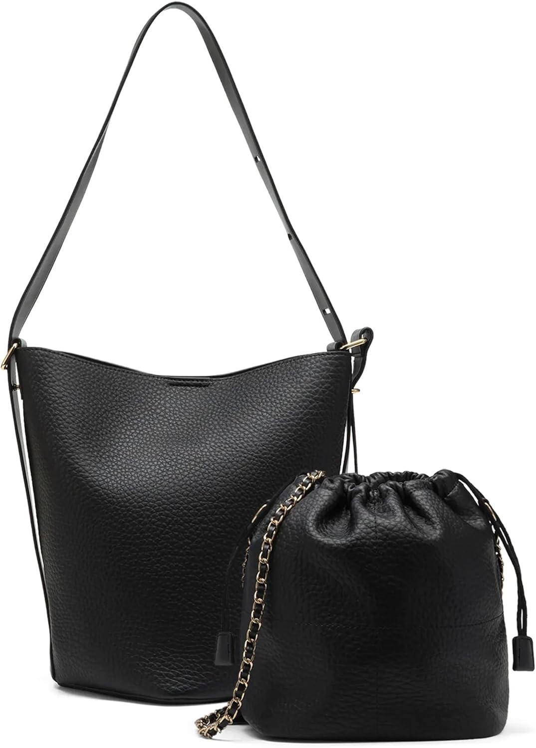 Women's Hobo Purse - Spacious Faux Leather Shoulder Bag