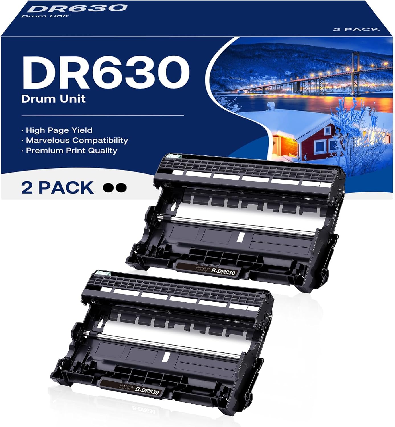 High Yield DR630 Drum Unit Compatible for Brother Printers