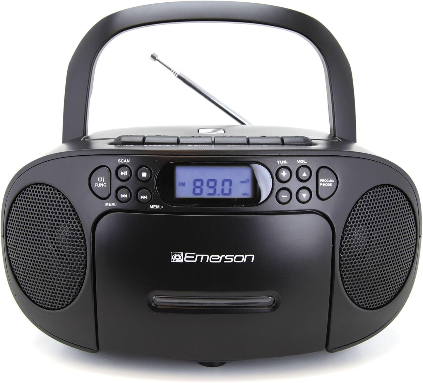 Emerson Portable CD Player Boombox with Cassette Player Combo