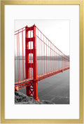 16x24 Gold Picture Frame for 12x18 Photo - Ready to Hang