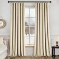 MIULEE Velvet Curtains 90 in 2-Panel Set - Luxurious Thermal Drapes