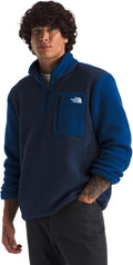 THE NORTH FACE Men's Yumiori Quarter Zip Jacket - Lightweight Fleece