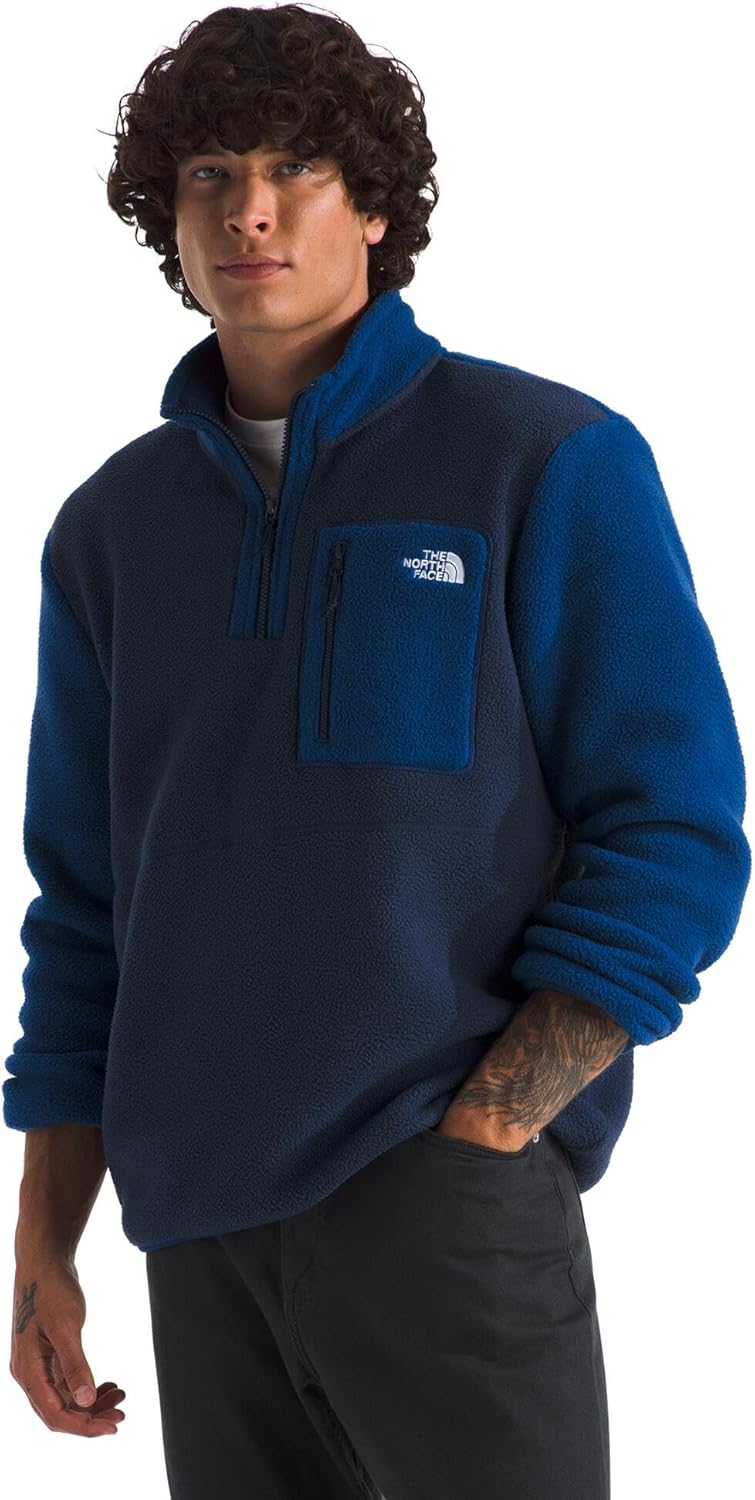 Men's Yumiori Quarter Zip Jacket - Lightweight Fleece Coat