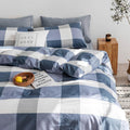 Twin XL Checkered Comforter Set - Soft Microfiber Comforter
