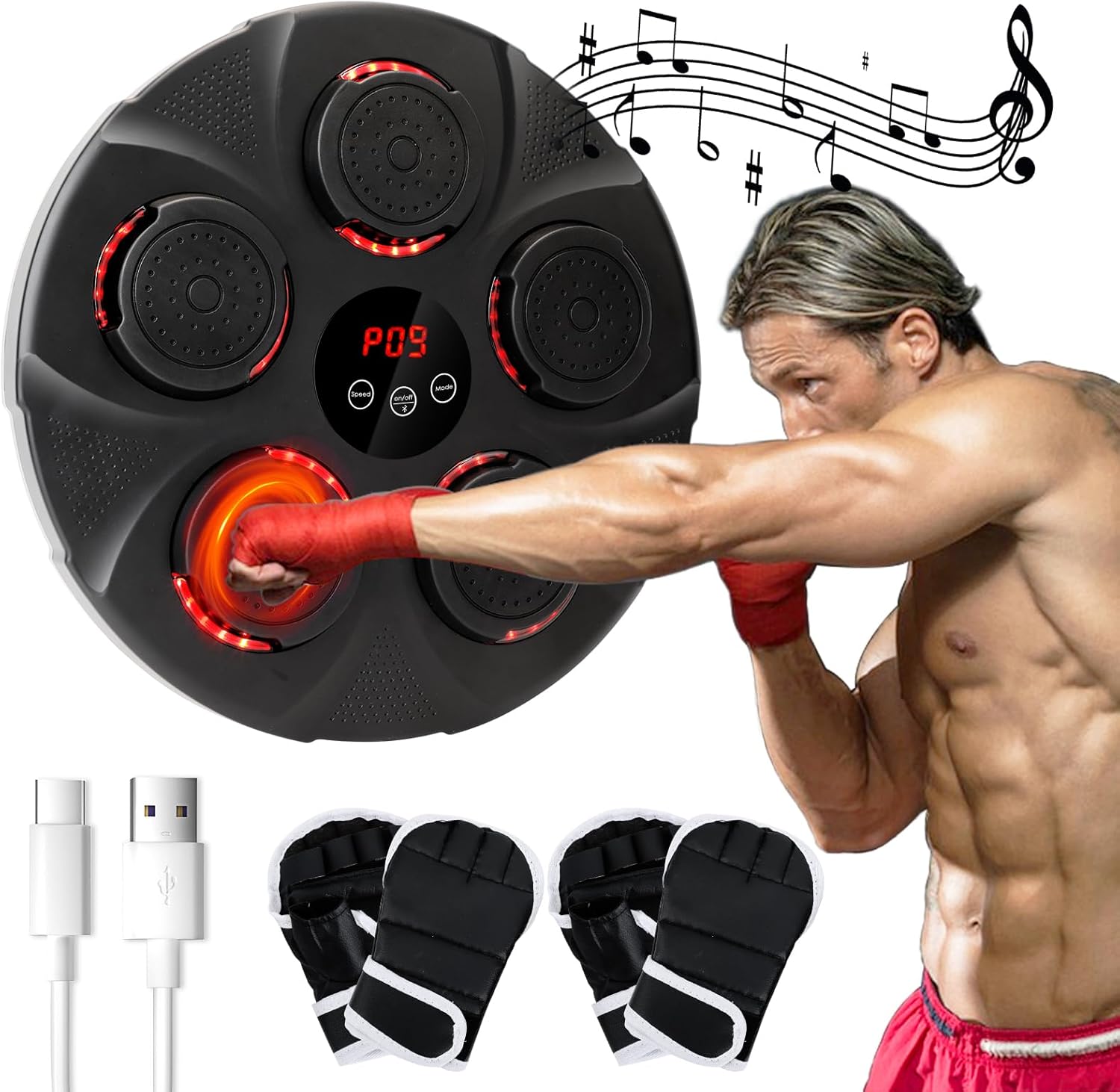 Ultimate Home Boxing Fun Set | Smart Wall Mounted Trainer