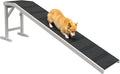 Dog Ramp for Bed with Top Platform and Non-Slip Carpet - Easy Access