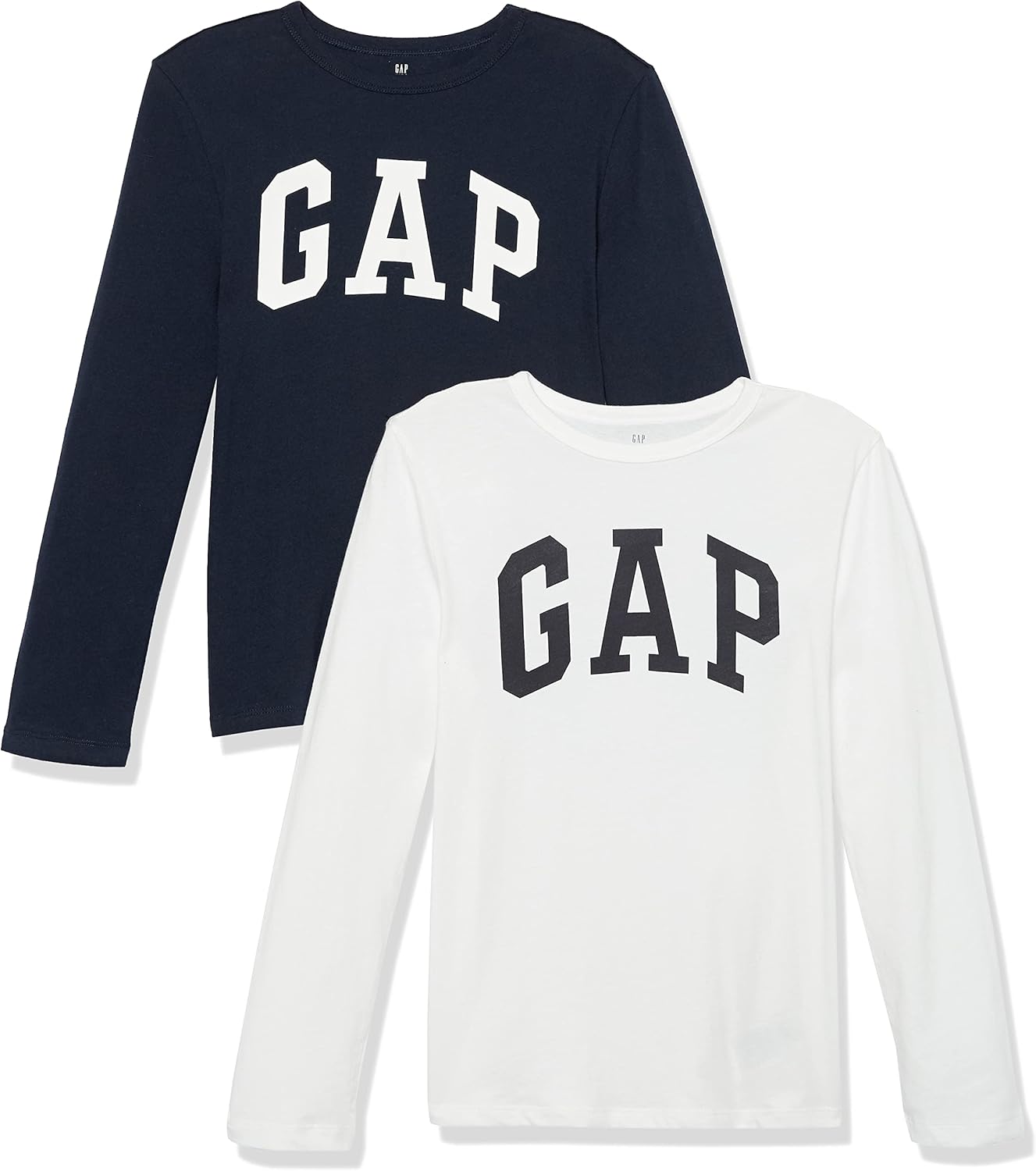 GAP Baby Boys' 2-Pack Logo Tee Set - Long Sleeve Comfort