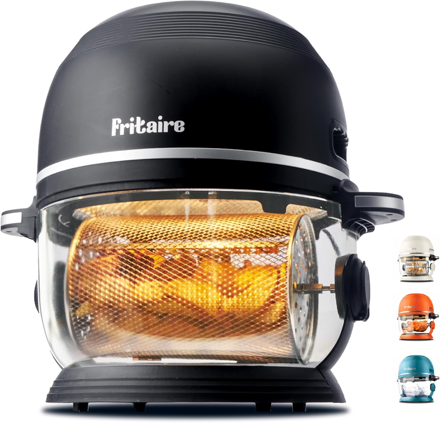 Non-Toxic Glass AirFryer - Self-Cleaning Vortex for Even Cooking