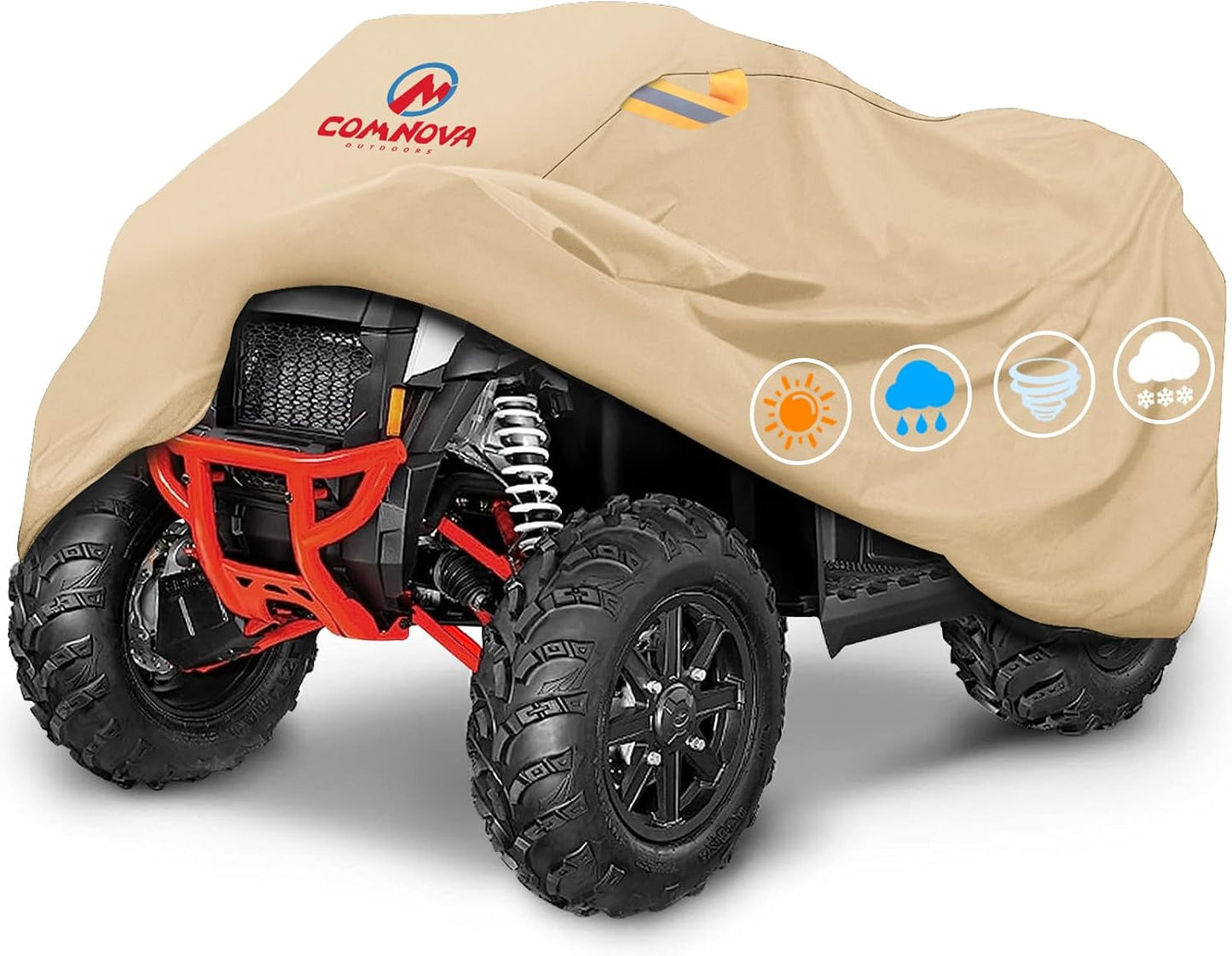Comnova ATV Cover for 4 Wheelers - Heavy Duty Waterproof Protection
